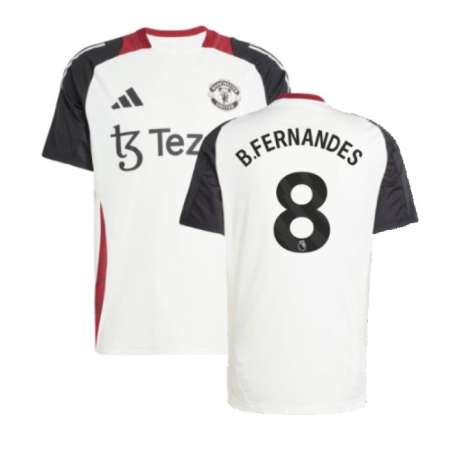 Man Utd 2024-20 Training Shirt Fernandes #8 M S