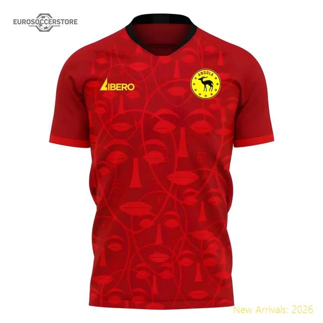 Pro Angola Concept 20252026 Home Kit Quickdry Breathable