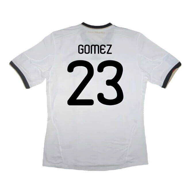 Convenient Germany 2010-11 Home Shirt ((Good) S) (GOMEZ 23) Fashionable