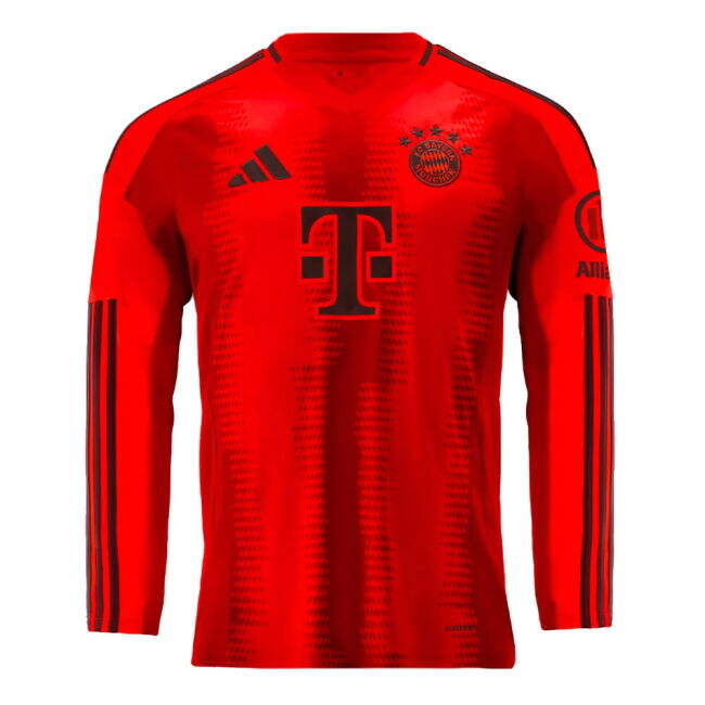 Home Shirt for Bayern Munich Long Sleeve 2024-2025 (Adult
