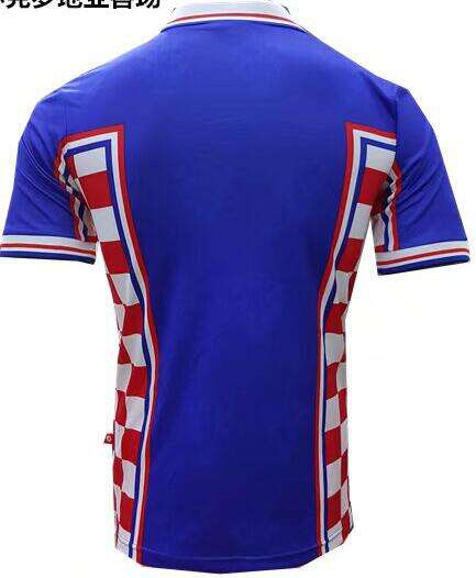 Croatia Away 1998 Retro Soccer Jersey Shirt - Official Replica 14530