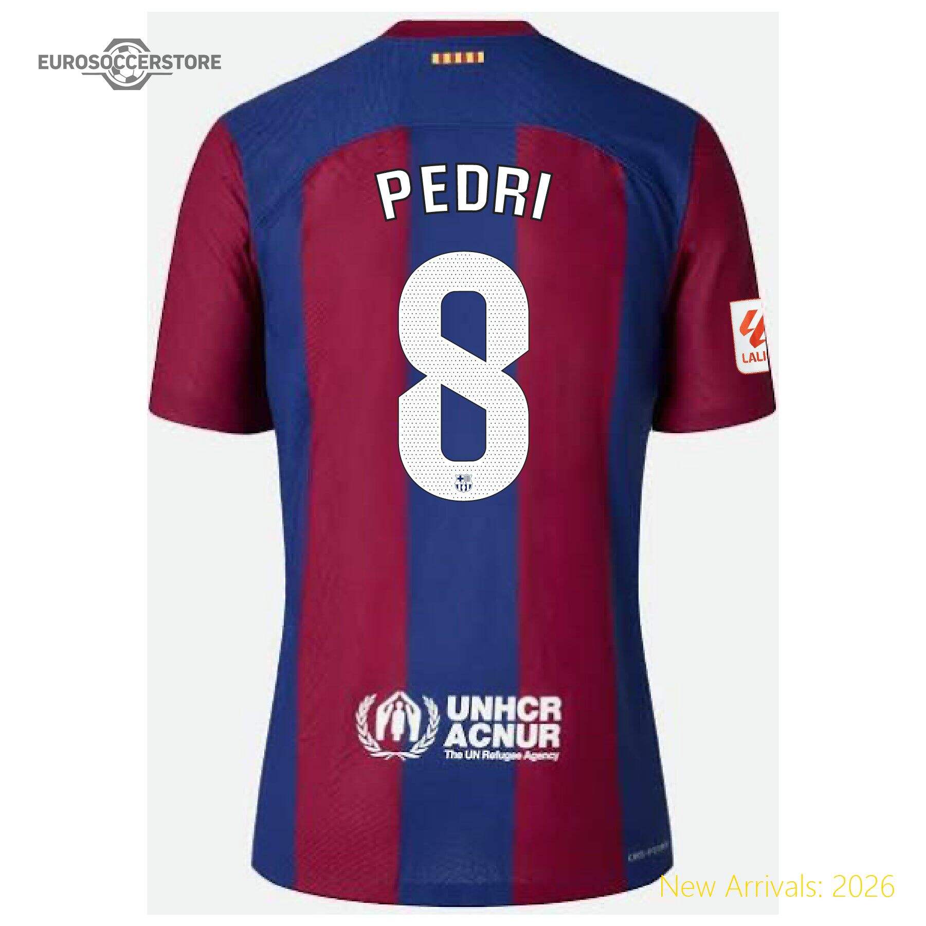 Women Bar Pedri Barcelona Home Home Top-grade Jersey 2023