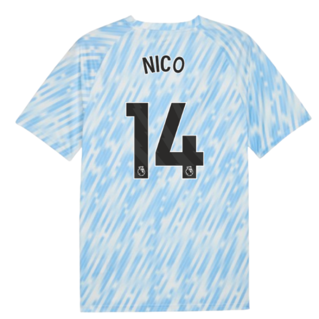Nico 14 Latest Man City Home Team Kit 2025-2026