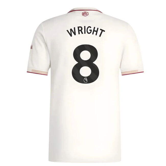 replica 2025-2026 Arsenal Authentic Third Shirt (Wright 8)