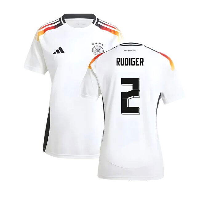 Rudiger 2 Match Quality Germany 2024-2025 Home Uniform