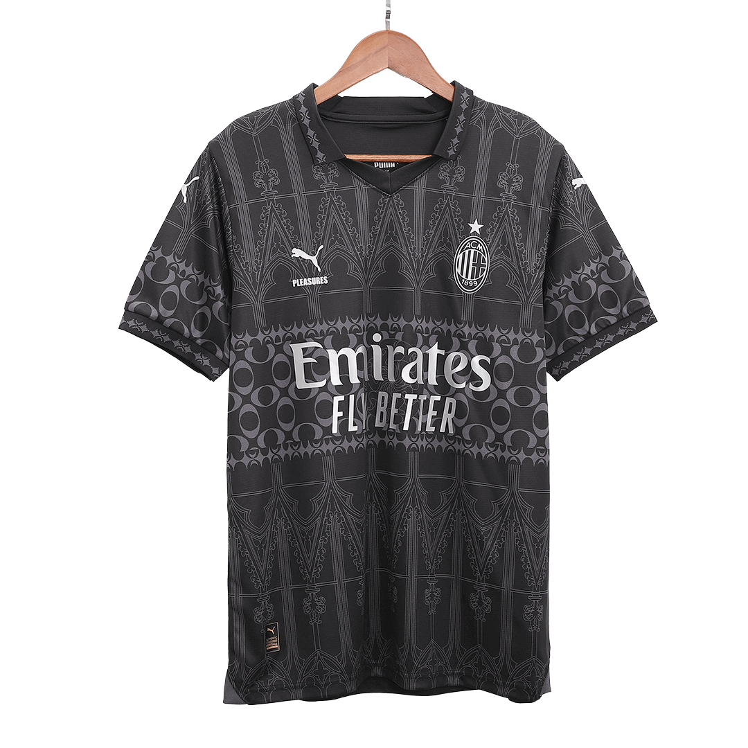 AC Milan X Pleasures Fourth Away  Soccer Jersey 2023/24 Authentic Kit