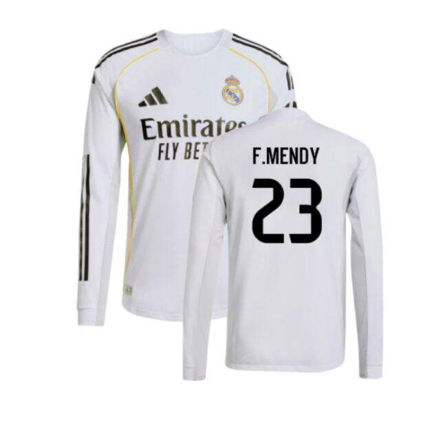 2025-2026 RM Home Retro Football Shirt (F.Mendy 23) Moisture Wicking