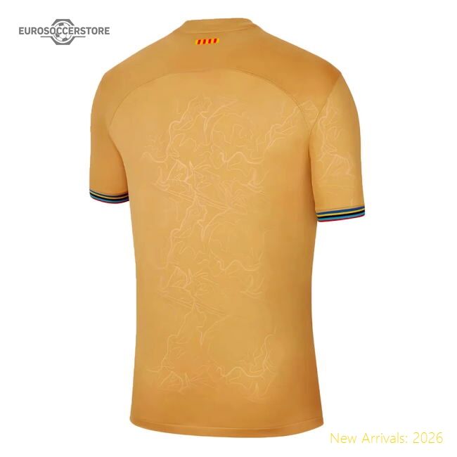 Premium Official 2022-2023 Barcelona Away Shirt (Sponsored)