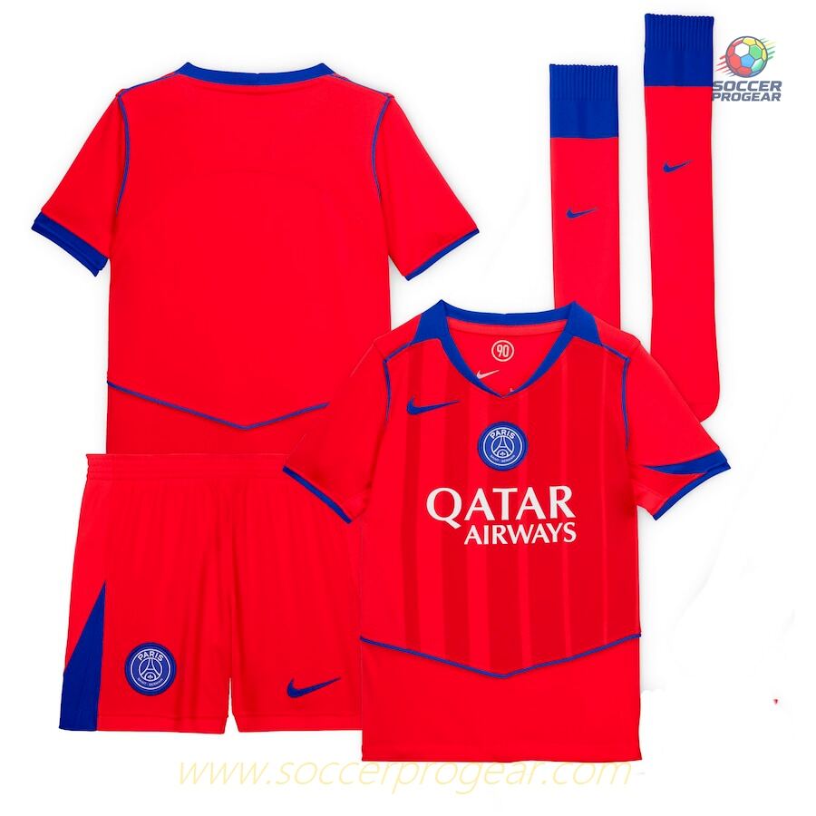 PSG Third Kids Edition Jersey Set Football Jersey 2025-26 Edition