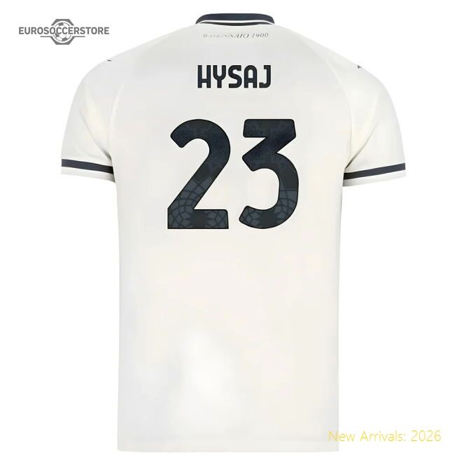 Lazio Serie A Tim Hysaj Away Official Jersey Kappa Kombat