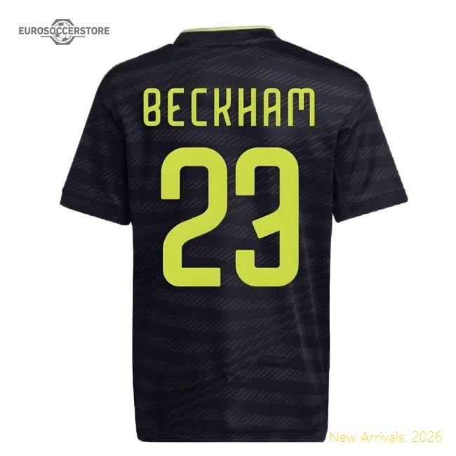 High-Quality 2022-2023 Real Madrid Third Shirt (Kids) (Beckham 23)