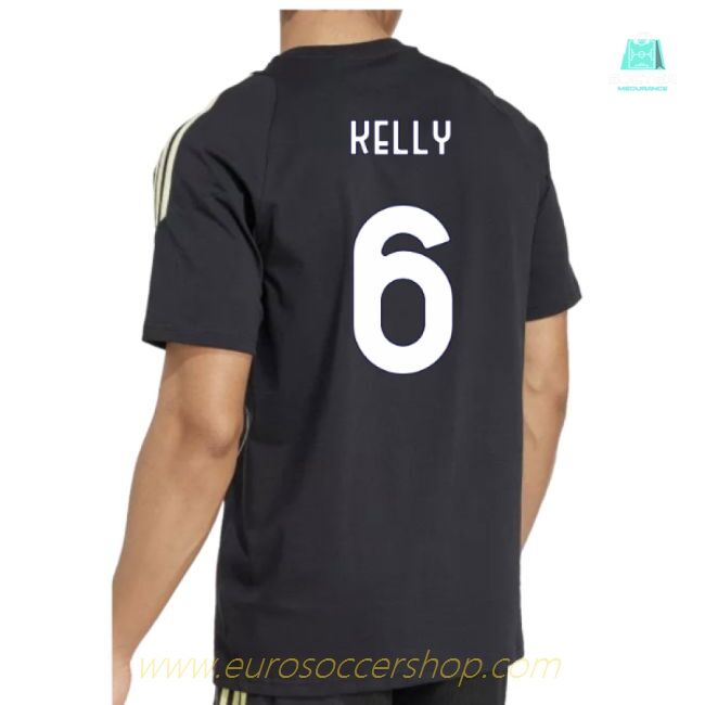 2025-2026 Juventus Training Tee (Black) (Kelly 6)