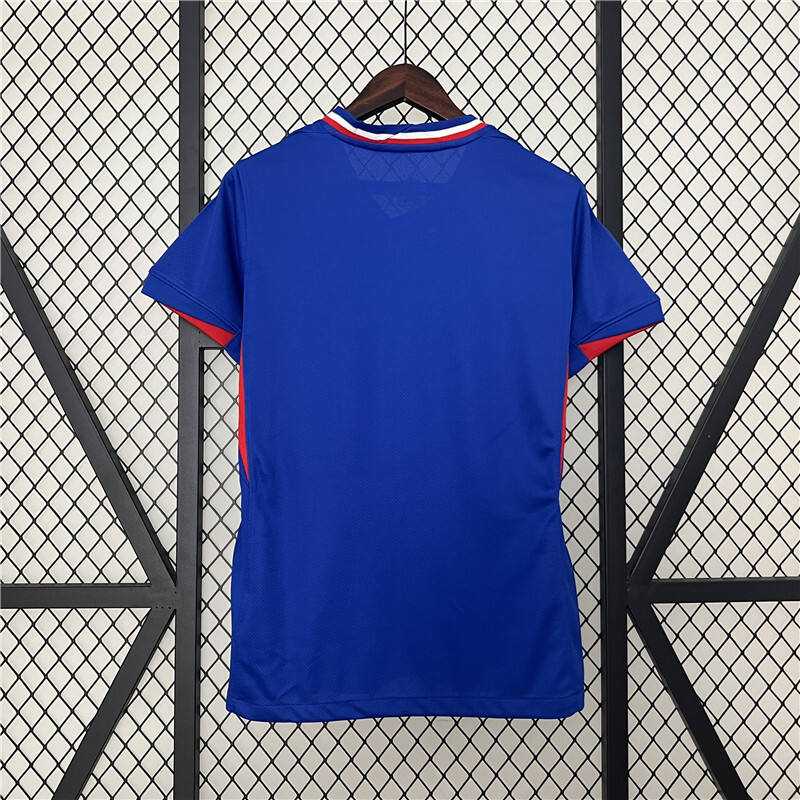 Durable UEFA Euro 2024 France Home Women's Football Shirt Soccer