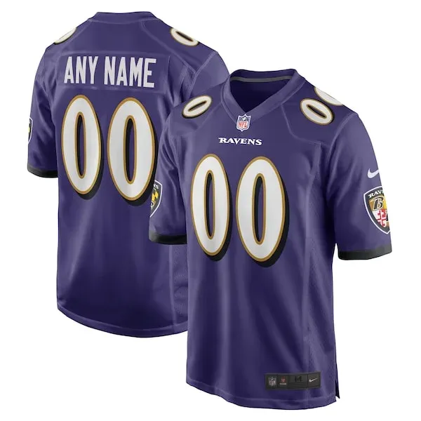 Performance Baltimore Ravens Game Jersey - Premium Purple NFL Fan J...