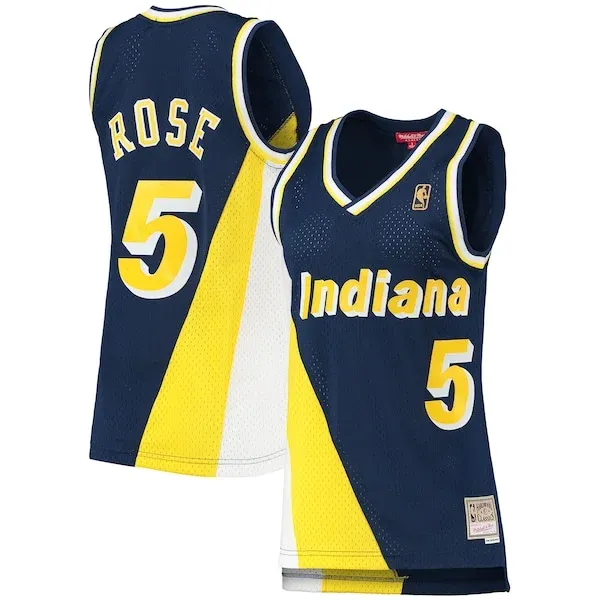 Jalen Rose IND Swingman Jersey - vintage high-quality - Navy