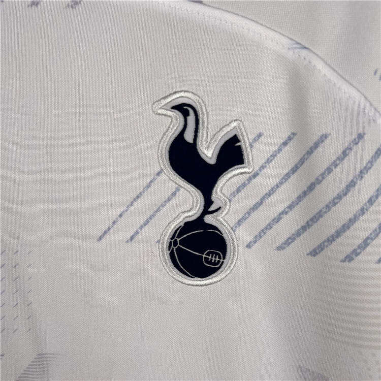 2324 Tottenham Hotspur Home White Long Sleeve Soccer Jersey Shirt -