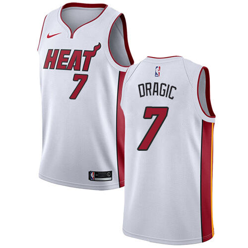 Official MIA #7 Goran Dragic 2024 Icon NBA Swingman Jersey White -