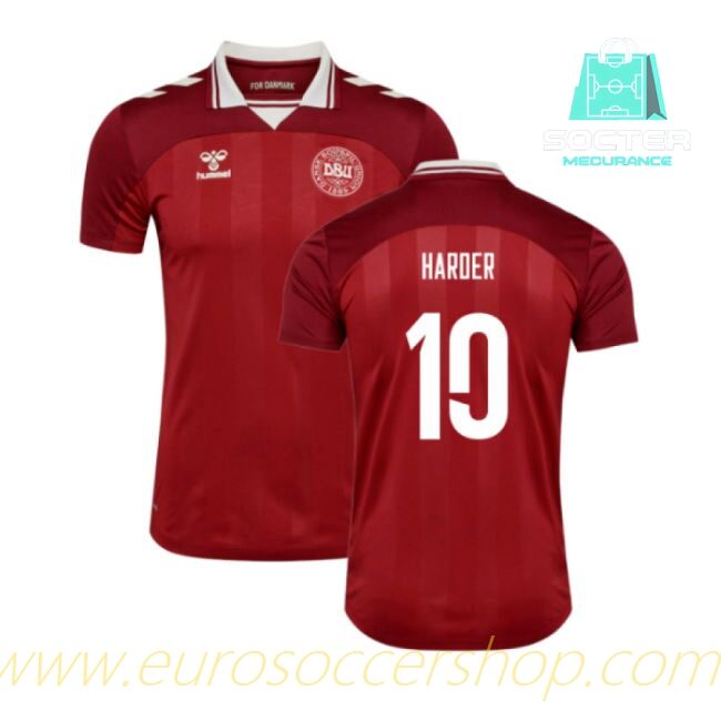 2025/26 Campaign Denmark Home Jersey Official Women (Harder 10)