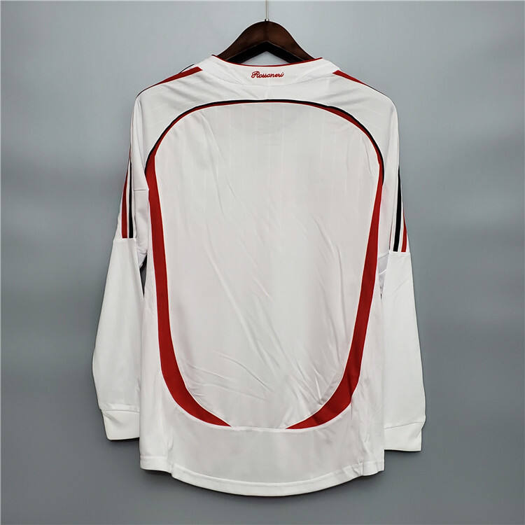 AC Milan 0607 Retro Champion League Long Sleeve Shirt - Official
