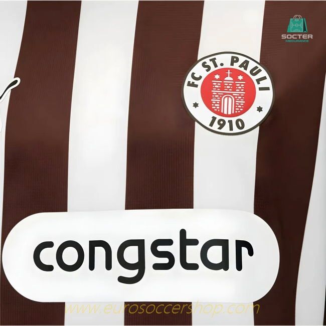 2025-2026 St Pauli Long Sleeve Home Shirt