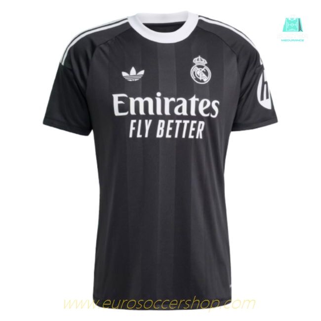 2025-2026 Real Madrid Third Goalkeeper Shirt (Black) (Casillas 1)