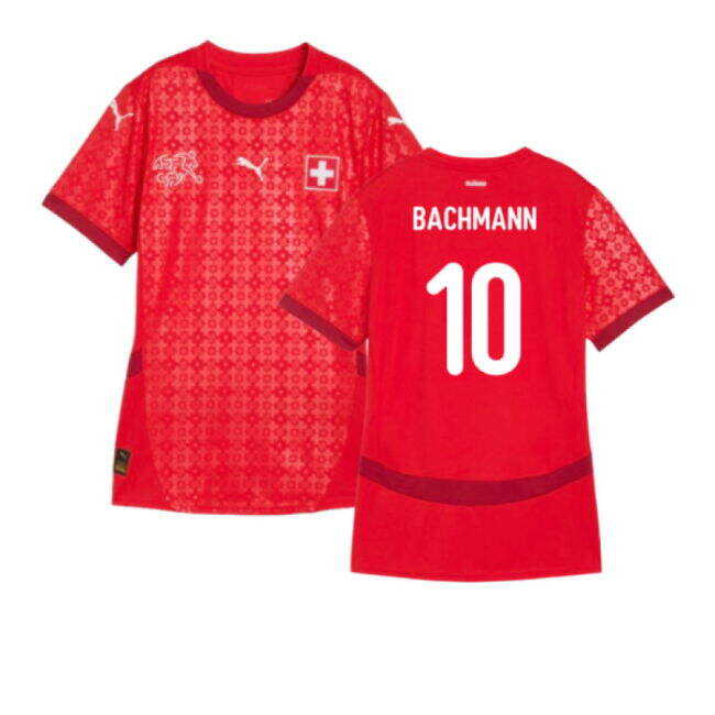 2025 Switzerland EUR25 Home Shirt (Womens) (Bachmann 10)
