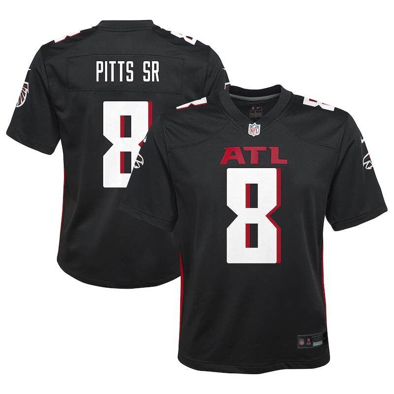 None Kyle Pitts Sr. Atlanta Falcons Championship Contender Authenti...