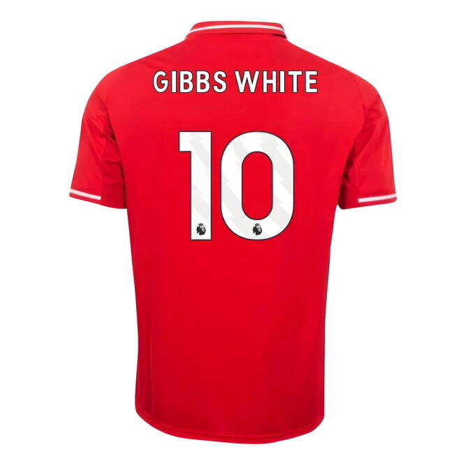 Pro Series Avid Football Nottingham Forest Home Shirt Gibbs White ...
