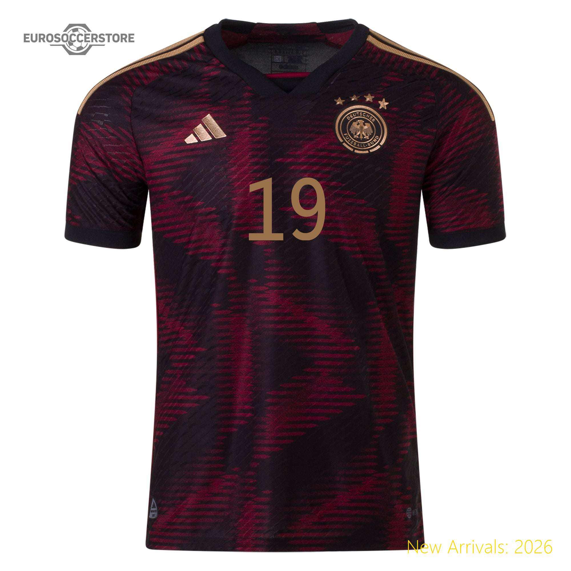 Authentic Replica Men Ger Team Away Top-grade Jersey 2022