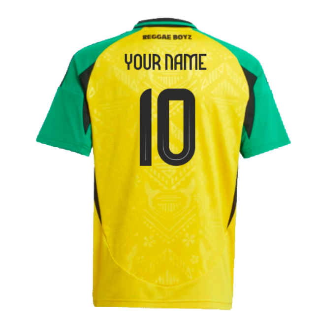Durable Jamaica Kids 20242025 Home Shirt () Breathable
