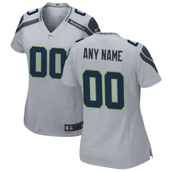 Performance Seattle Seahawks Game Jersey - Premium Gray NFL Fan Jer...