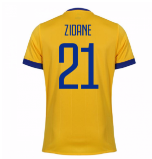 Juventus Away 201718 Zidane 21 Soccer Jersey Shirt - Official Replica
