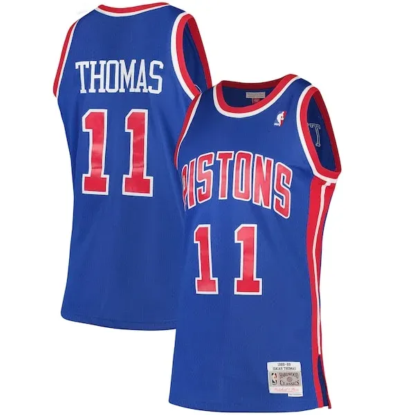 Isiah Thomas DET Swingman Jersey - stylish Basketball - Blue
