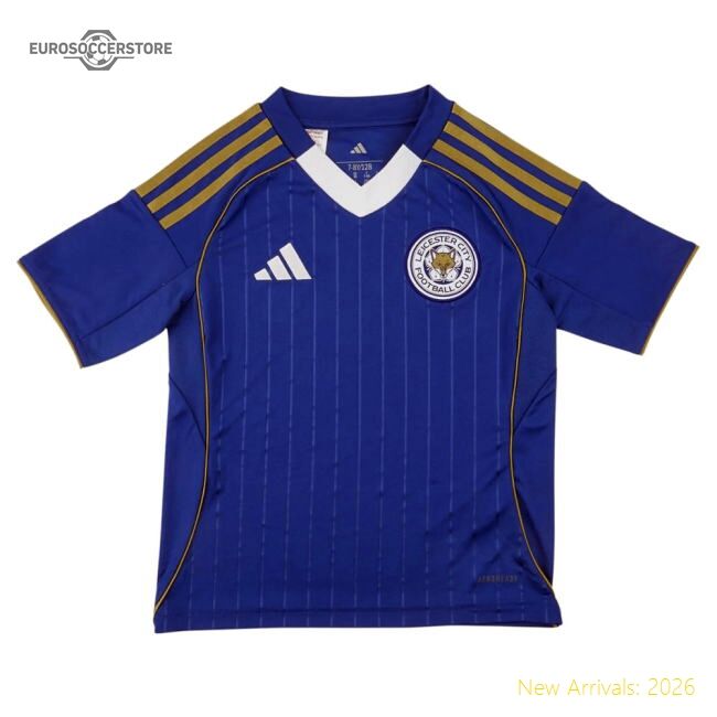 Official 2025-2026 Leicester City Home Shirt - Kids - Premium Quality