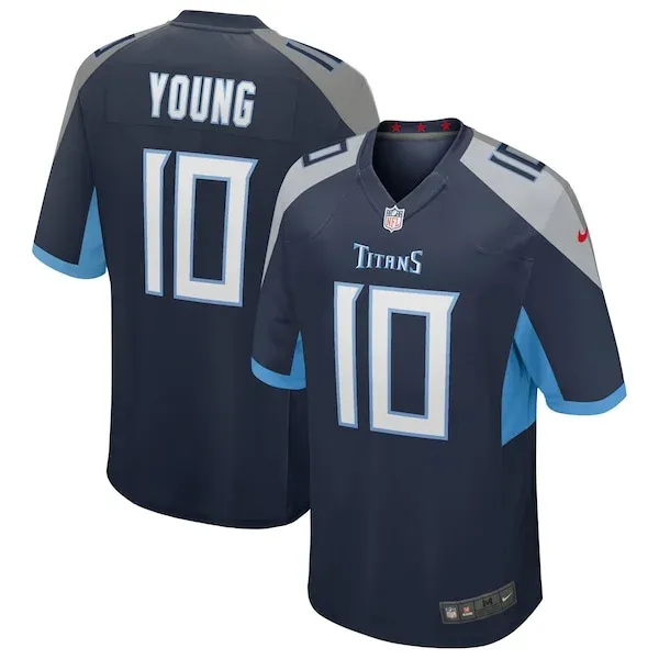 None Vince Young Game Jersey - Navy | NFL Player Jersey | NFL Football