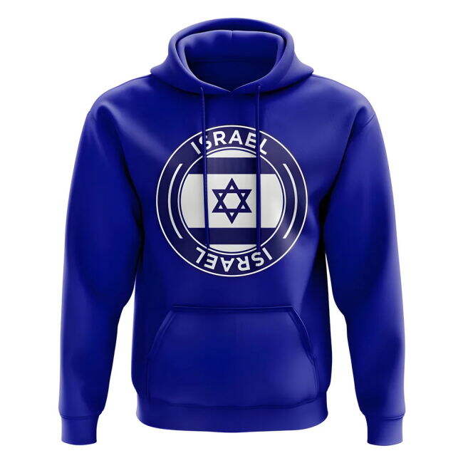 Israel Football Badge Hoodie (Royal)