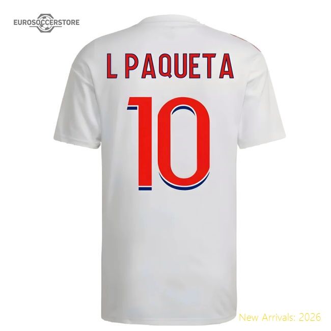 High-Quality 2022-2023 Olympique Lyon Home Shirt (L Paqueta 10)