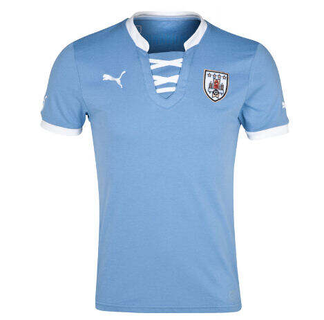 2013 Uruguay Home Soccer Jersey Shirt - Official Replica 4692