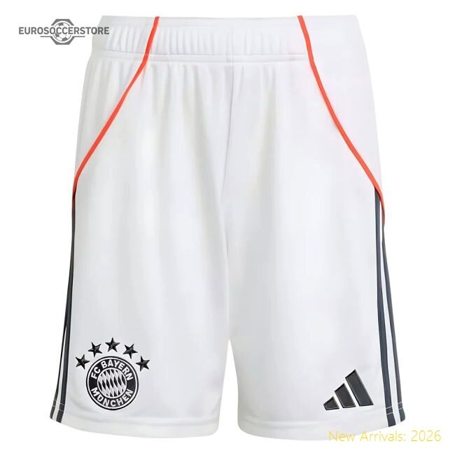 2025-2026 Bayern Munich Away Shorts (white) - Kids - Unique Style
