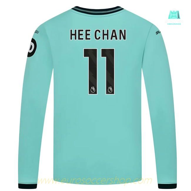 2025-2026 Wolves Long Sleeve Away Shirt (Kids) (Hee Chan 11)