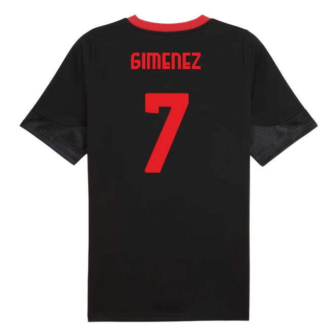 High Performance Proud Acm Ac Milan Training Jersey Black Gimenez ...