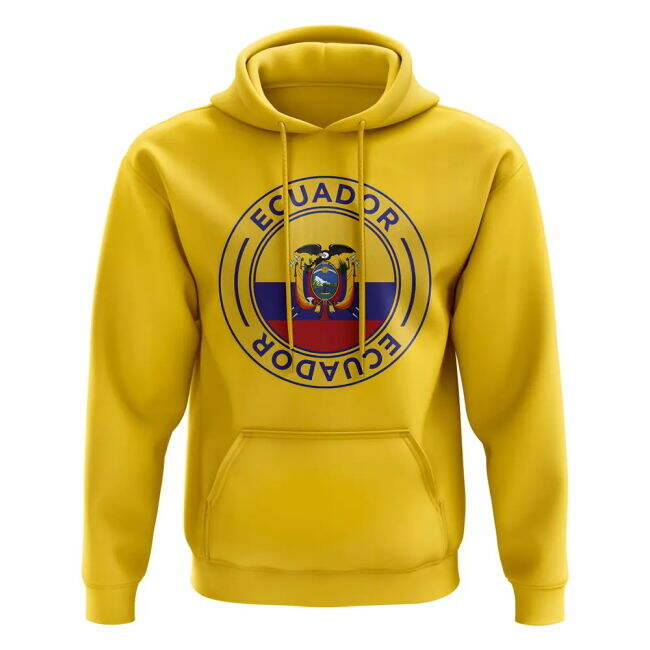 High Ecuador Football Badge Hoodie (Yellow) Jersey National