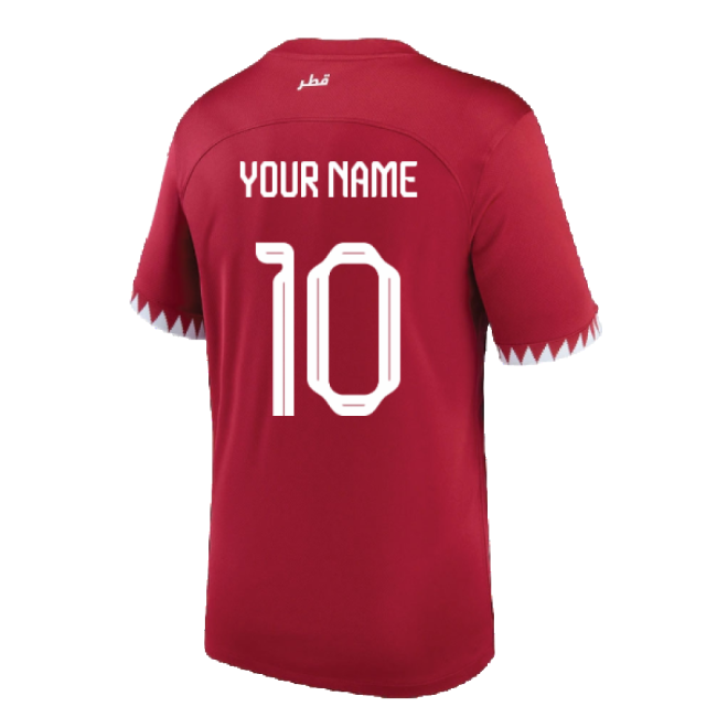 Original Replica Qatar Home Supporter Shirt for Adults