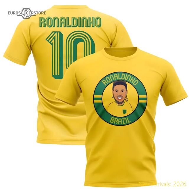 Ronaldinho Brazil T-shirt - Pro 2024-2025 Edition Comfort
