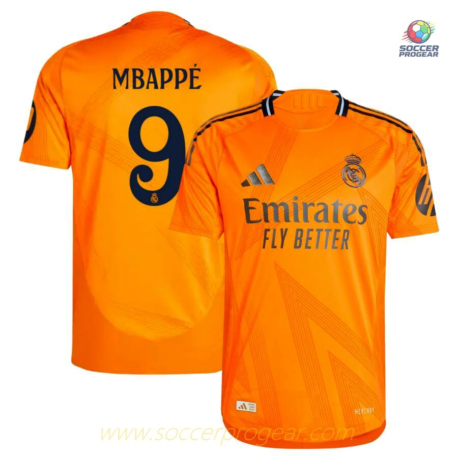 Real Madrid Away Match Football Jersey 2024-2025 Season Mbappe