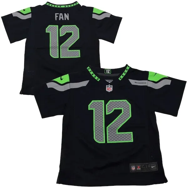 Performance Seattle Seahawks Game Jersey - Premium Navy NFL Fan Jer...