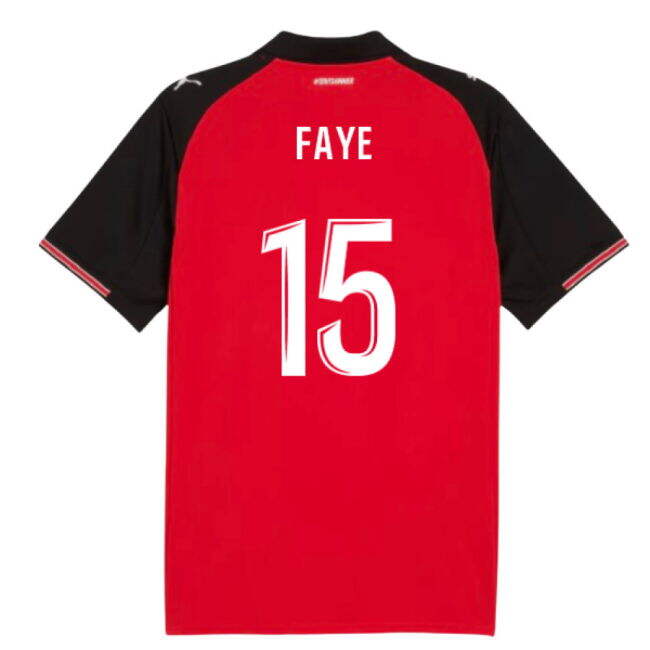 2025-2026 Stade Rennais Home Shirt (Faye 15)