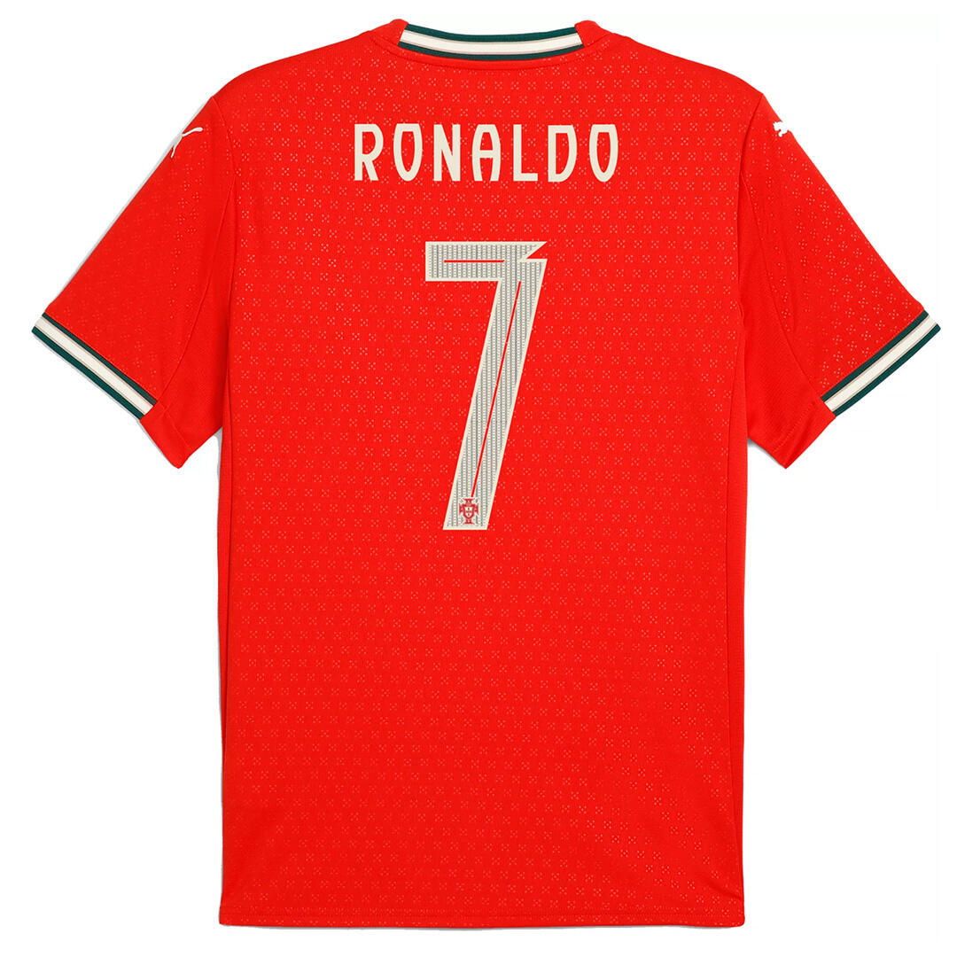 Portugal 2025 Home 7 RONALDO Soccer Jersey Shirt - Official Replica