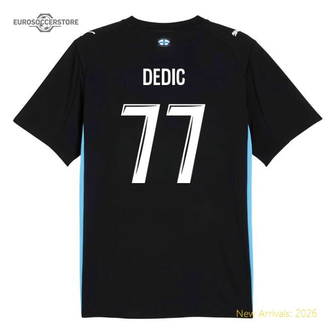 Authentic 2025-2026 Marseille Away Shirt (Kids) (Dedic 77)