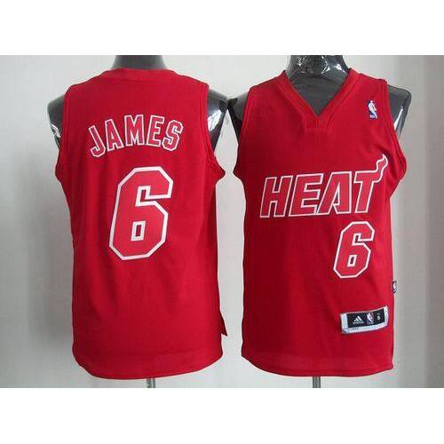 Miami Heat LeBron #6 Authentic Style Pro Jersey Slim Fit Game-Day